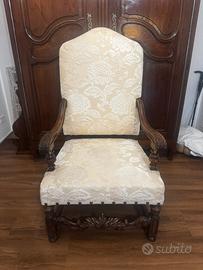 Troni poltroncine Luigi XIV
