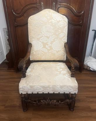 Troni poltroncine Luigi XIV
