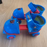 Pattini a rotelle regolabili spiderman