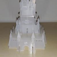 Castello di plastica per modellismo