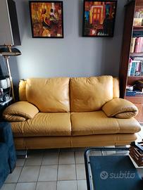 Divano in pelle 2 posti