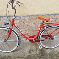 Bici bianchi d'epoca pieghevole da collezione