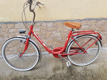 Bici bianchi d'epoca pieghevole da collezione