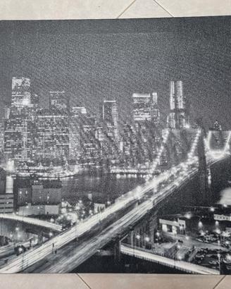 Quadro stampa tela canvas NY New York Manhattan