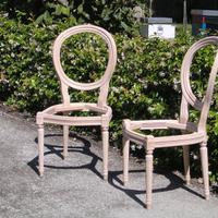 SEDIE,Poltroncine e Sgabelli Alti Luigi XVI Grezzi