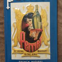 Targa metallo perrier