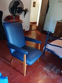 poltrona blu