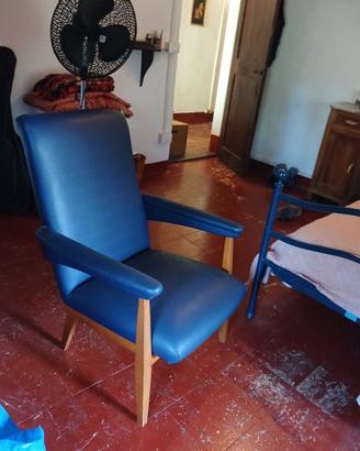 poltrona blu