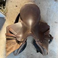 Sella pelle doppio pony