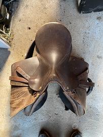 Sella pelle doppio pony