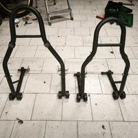 Coppia cavalletto alza moto