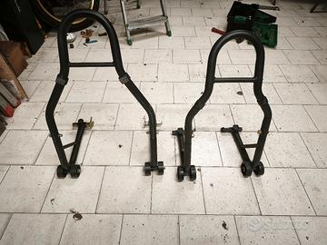 Coppia cavalletto alza moto