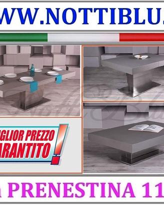 Tavolino Trasformabile Base Inox Telescopica