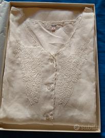 camicia da notte in puro lino