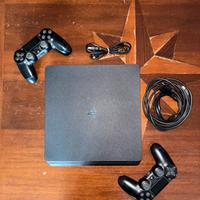 PS4 slim 500 GB + cuffie + giochi