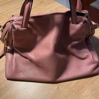 Borsa grande color rosa antico