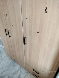 Armadio IKEA 3 ante + 2 cassetti