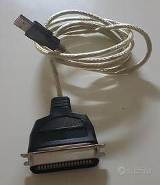 Cavo 1,8 mt stampante con porta parallela alla USB