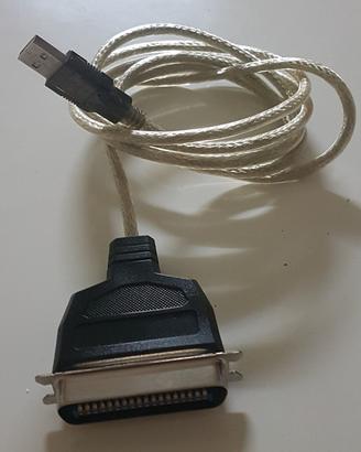 Cavo 1,8 mt stampante con porta parallela alla USB