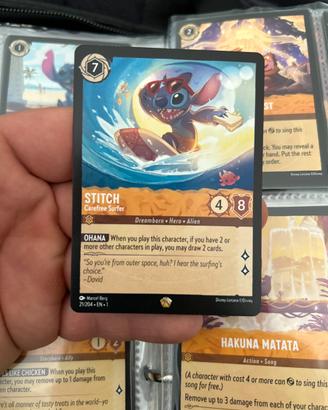 Lorcana stitch carefree Surfer 21/204