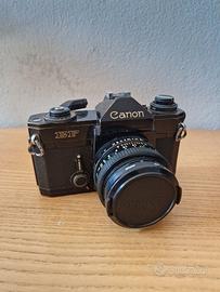 Canon EF "Black Beauty" 35mm SLR + Canon nFD 50mm