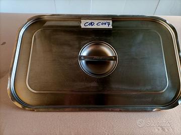 Coperchio in Acciaio Inox 51x31 cm