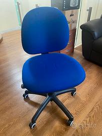Sedia ufficio regolabile in altezza con ruote gire