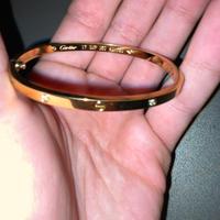 Cartier Love in oro 18 kt (750) con diamanti