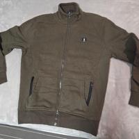 Datch felpa con zip verde uomo tg.S