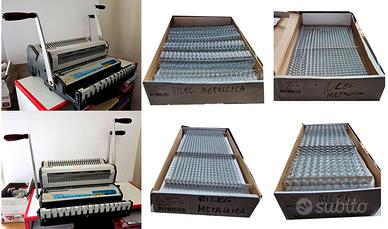 Rilegatrice manuale per dorsi metallici  Wire WDUO