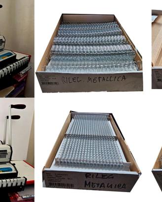 Rilegatrice manuale più dorsi metallici  Wire WDUO