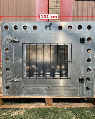 Gabbia Kennel per cani o animali in alluminio