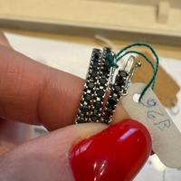 Bracciale Tennis oro  e diamanti neri