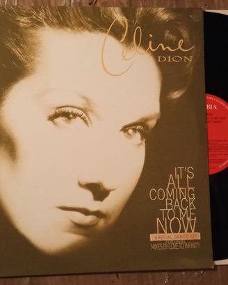 Celine Dion It's All Coming Back To Me Now vinile