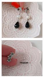 Set di 2 paia orecchini argento