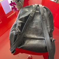 Zaino da uomo in pelle nera – stile urbano