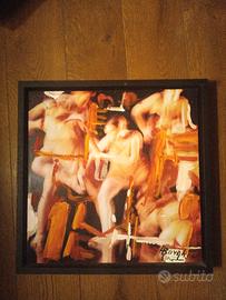 Alfonso Borghi  acrilico su fotografia 