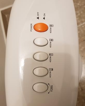  Stufa alogena 1600 Watt ORBEGOZO alta 65 cm