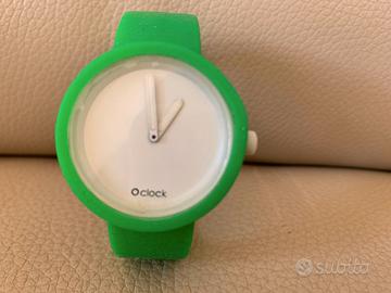 Orologio  O clock verde