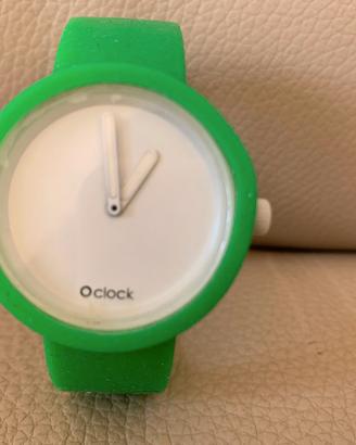 Orologio  O clock verde