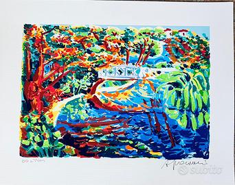 Athos Faccincani serigrafia su carta 35 x 45