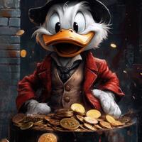 Qiuadro DISNEY Zio Paperone