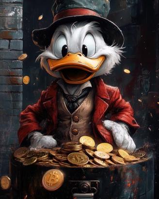 Qiuadro DISNEY Zio Paperone