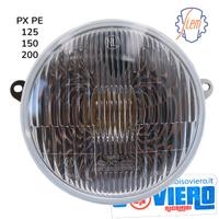 Faro Siem Vetro Vespa PX PE 125 150 200 completo