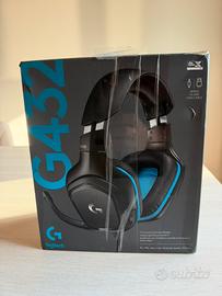 Cuffie gaming Logitech G432 NUOVE!