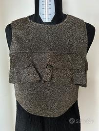 Top color nero e oro