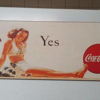 Quadro in legno Coca-Cola 