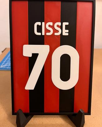 Quadro Cisse AC Milan