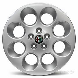4 cerchi lega alfa 156 147 500l tipo r15 lt1494