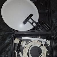 Kit Parabola Satellitare Portatile Camper Roulotte